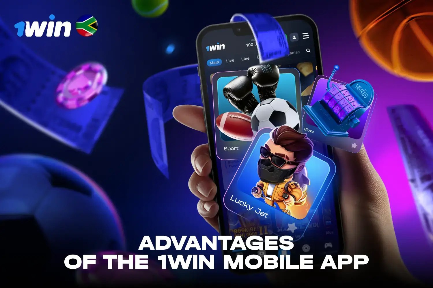 Key advantages of using 1win mobile app including speed and interface